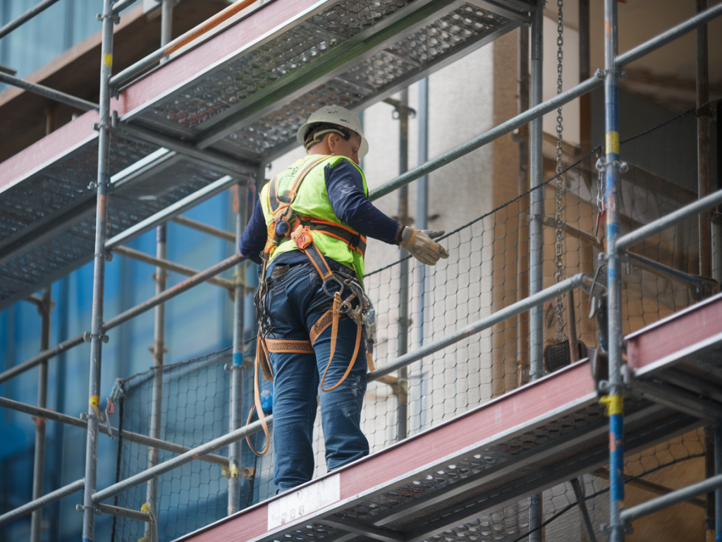 Welche Sicherheitsmaßnahmen verhindern Unfälle bei Arbeiten unter angehobenen Anbaugeräten