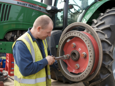 Wie ich vorderradnabenlager am massey ferguson 7700 selbst wechsele ohne spezialheber
