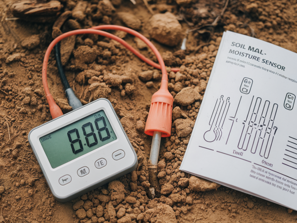 Welche Sensoren braucht ein kostengünstiges Sensorpaket für Bodenfeuchte und wie installiere ich sie