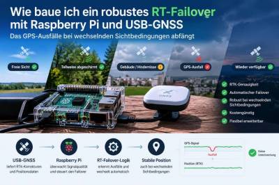 Wie baue ich ein robustes rt‑failover mit raspberry pi und usb‑gnss, das gps‑ausfälle bei wechselnden sichtbedingungen abfängt